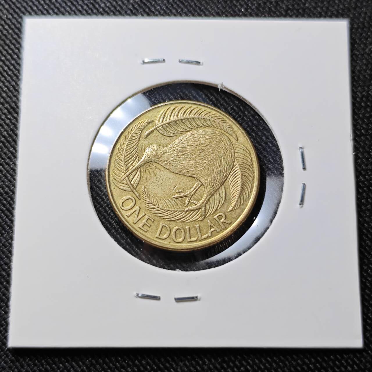 KK钱币收藏小铺  第392期  2月预留时间 周末发货  新西兰1元