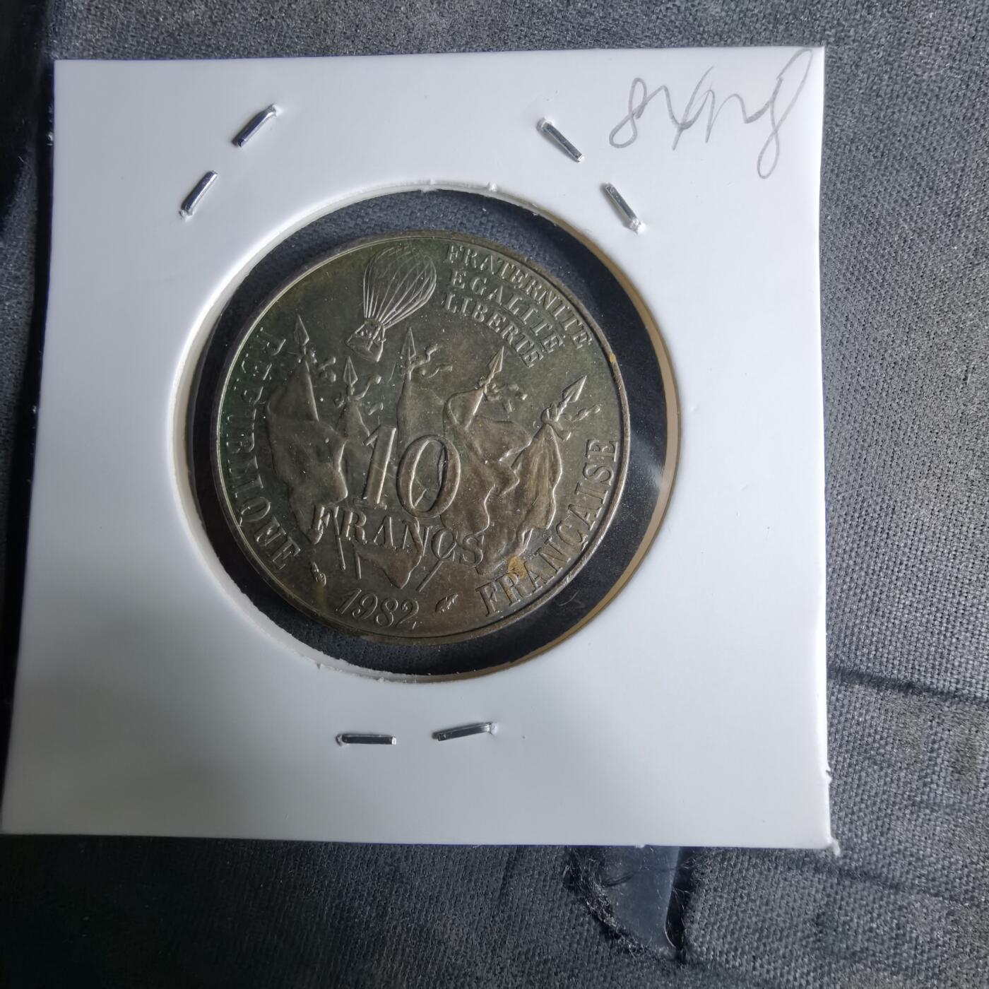 沼泽如烟--第984场 法国1982年10法郎纪念币