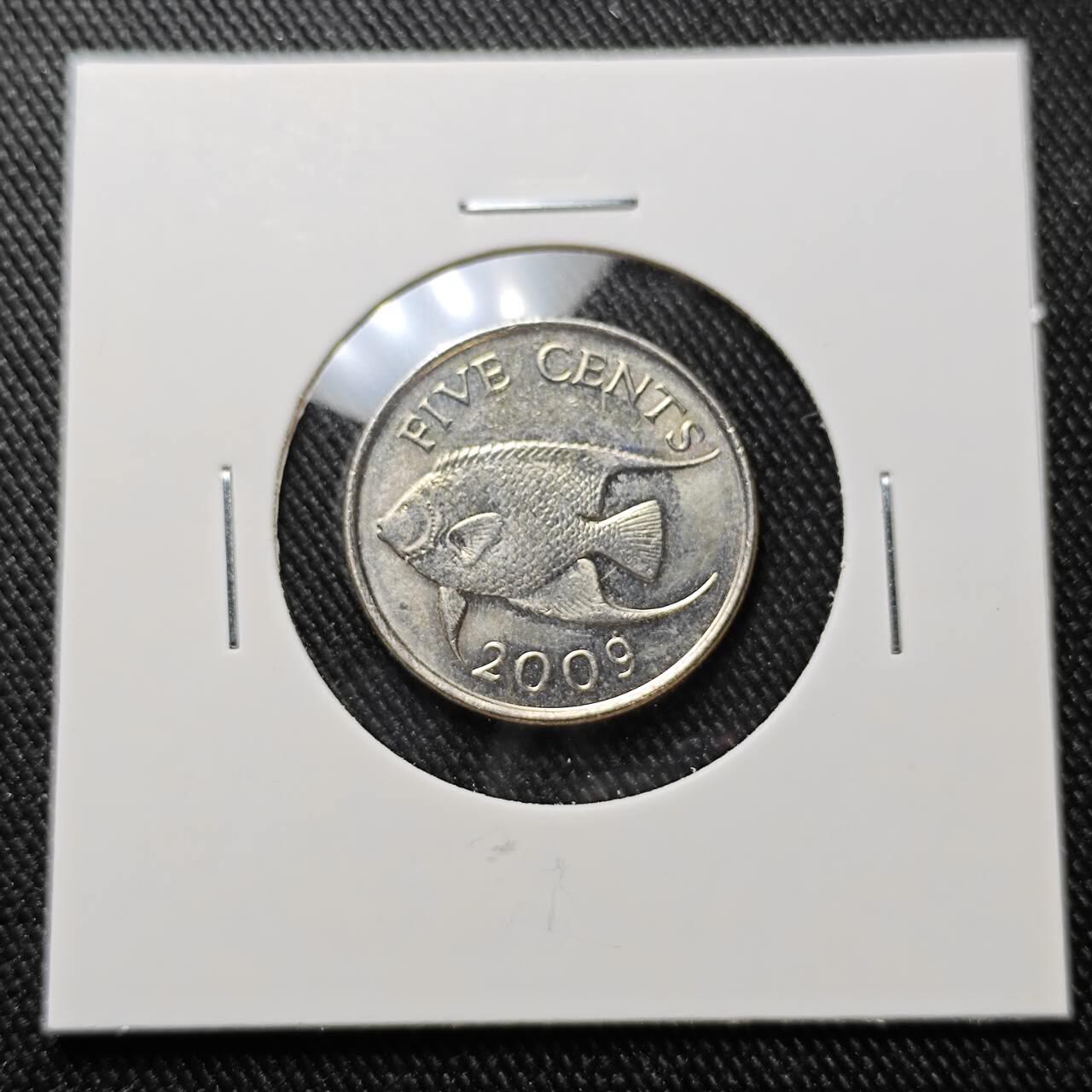 KK钱币收藏小铺  第392期  2月预留时间 周末发货  2009百慕大5分