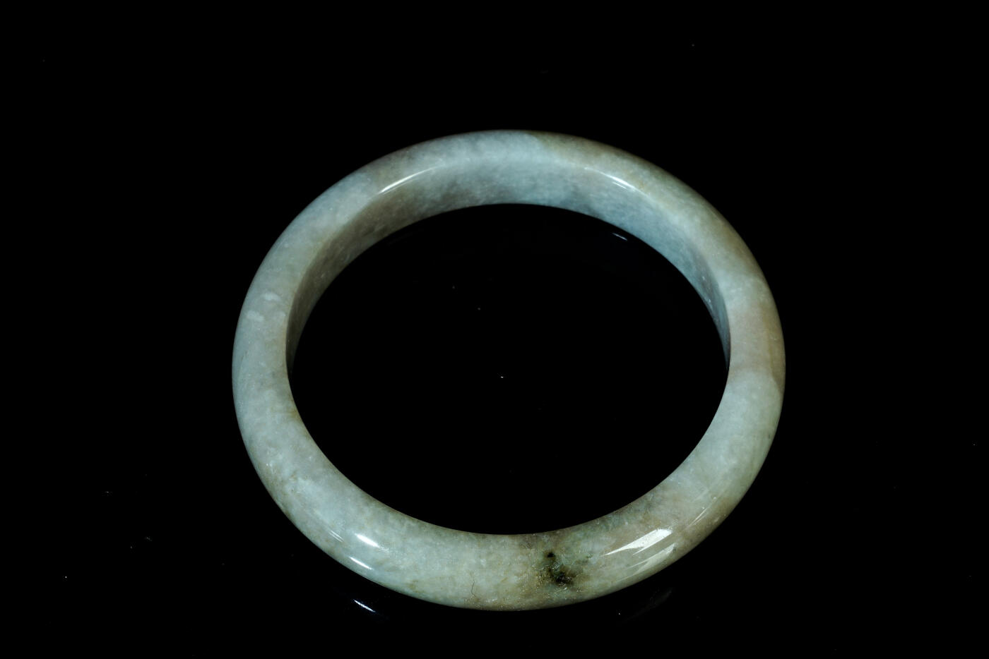 上海都达杂项专场二十一（全场包邮） 天然 翡翠（A货）贵妃手镯 附鉴定证书90-51