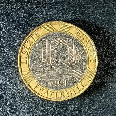 逸泉钱币2026第十二组世界钱币专场春节千件大拍A1614～2574 - 2115 法国10法郎