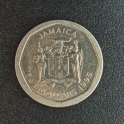 逸泉钱币2026第十二组世界钱币专场春节千件大拍A1614～2574 - 1962牙买加5元硬币