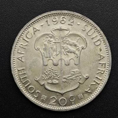 【淘币小摊】实时拍第八百六十三拍   小银币散币场   年前最后一周 之前的预留小年前全部发出 请更换最新收货地址  - 南非1962年20分银币