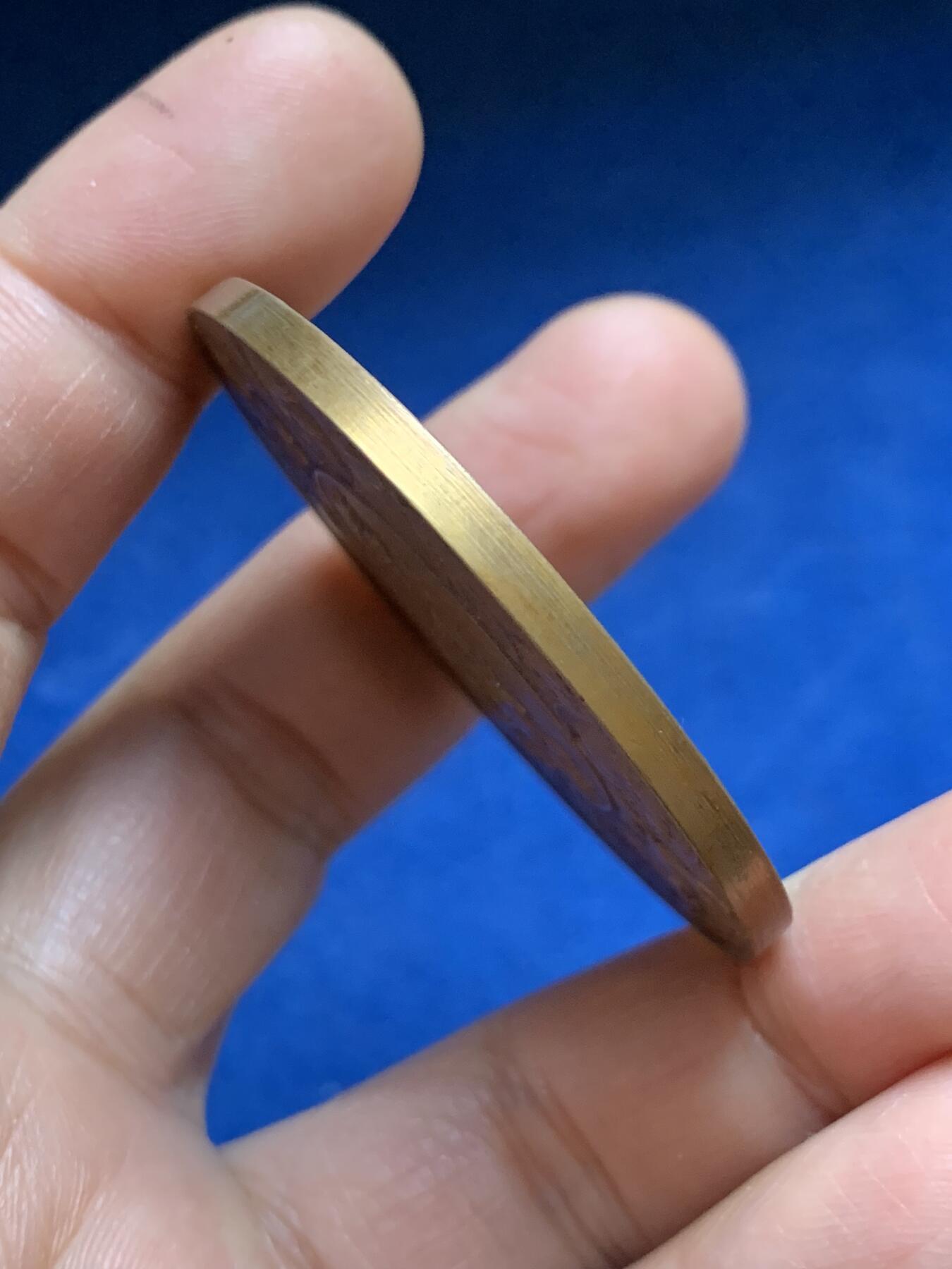 《竞宝斋》第465场 周日，周一，周二，3场连拍 （全场包邮）欢迎送拍 法国拉索洛涅猎犬协会铜质奖章，46.65g，49.1mm，无边铭