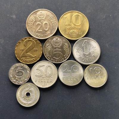【全场包邮】纯粹捡漏拍500场-持续更新中 - 匈牙利1983-1989年10枚套币