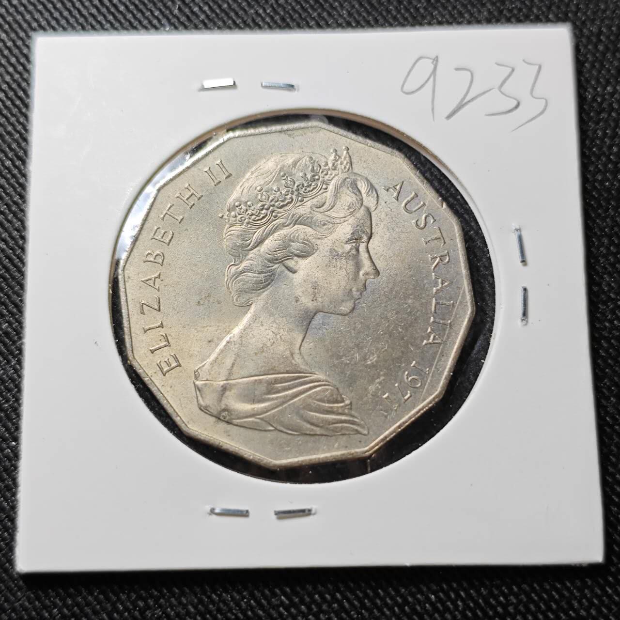 KK钱币收藏小铺  第392期  2月预留时间 周末发货  澳大利亚50分 好品