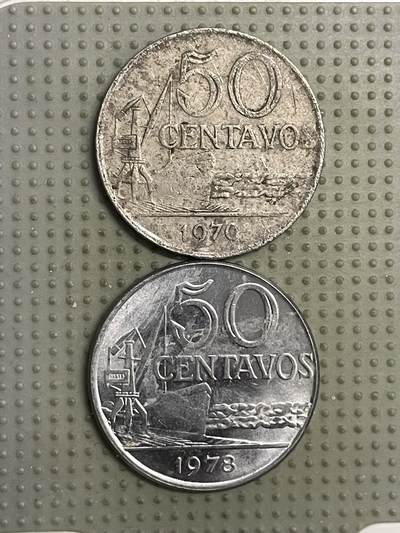 2026年第21场各国散币拍卖（总第171场） - 巴西50分2枚