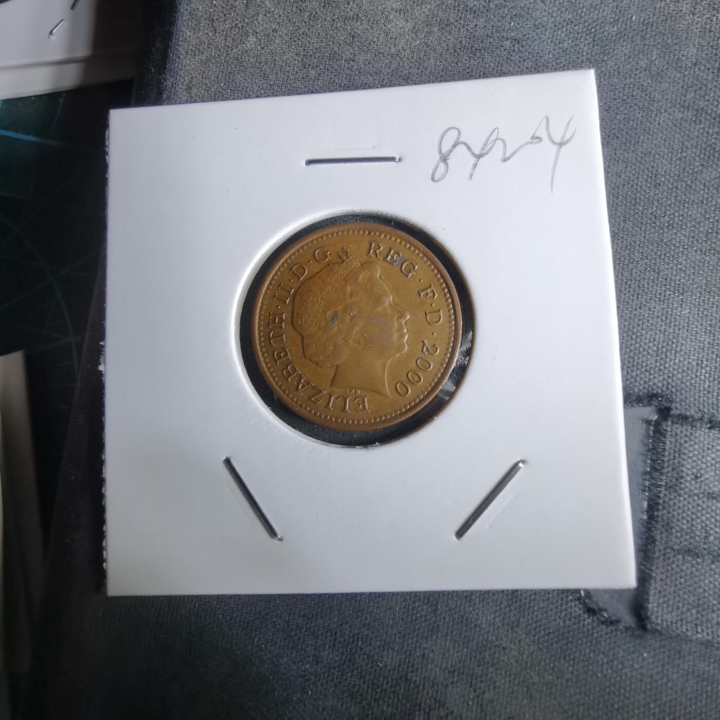 沼泽如烟--第984场 英国2000年1便士