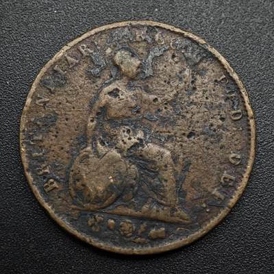 【淘币小摊】实时拍第八百六十三拍   小银币散币场   年前最后一周 之前的预留小年前全部发出 请更换最新收货地址  - 英国1848年维多利亚半便士铜币