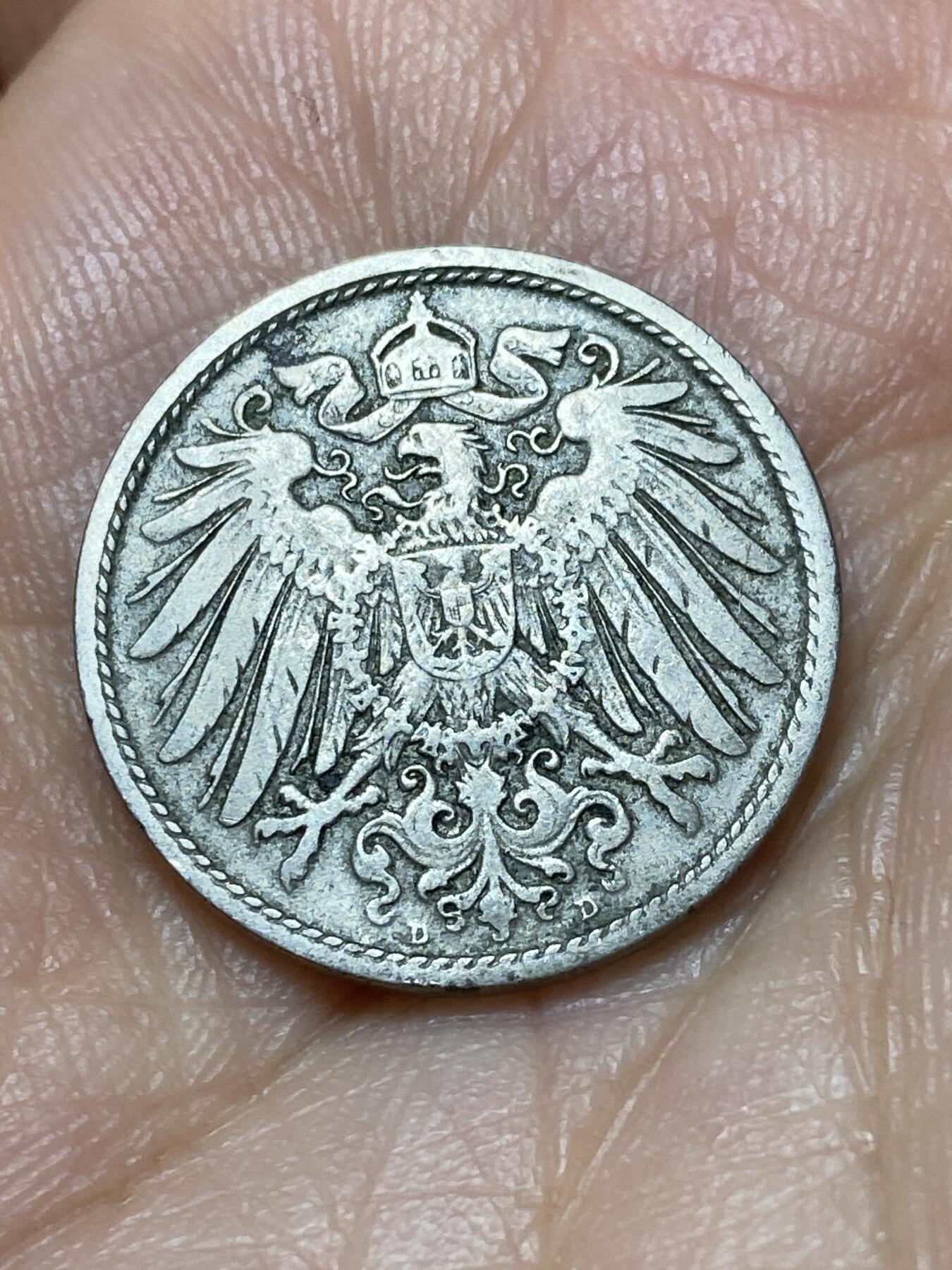 2026年第十九场(总第一百八十八场）外国好品散币场(免佣金) 德意志帝国1891年10芬尼(威廉二世时期，D标慕尼黑造)