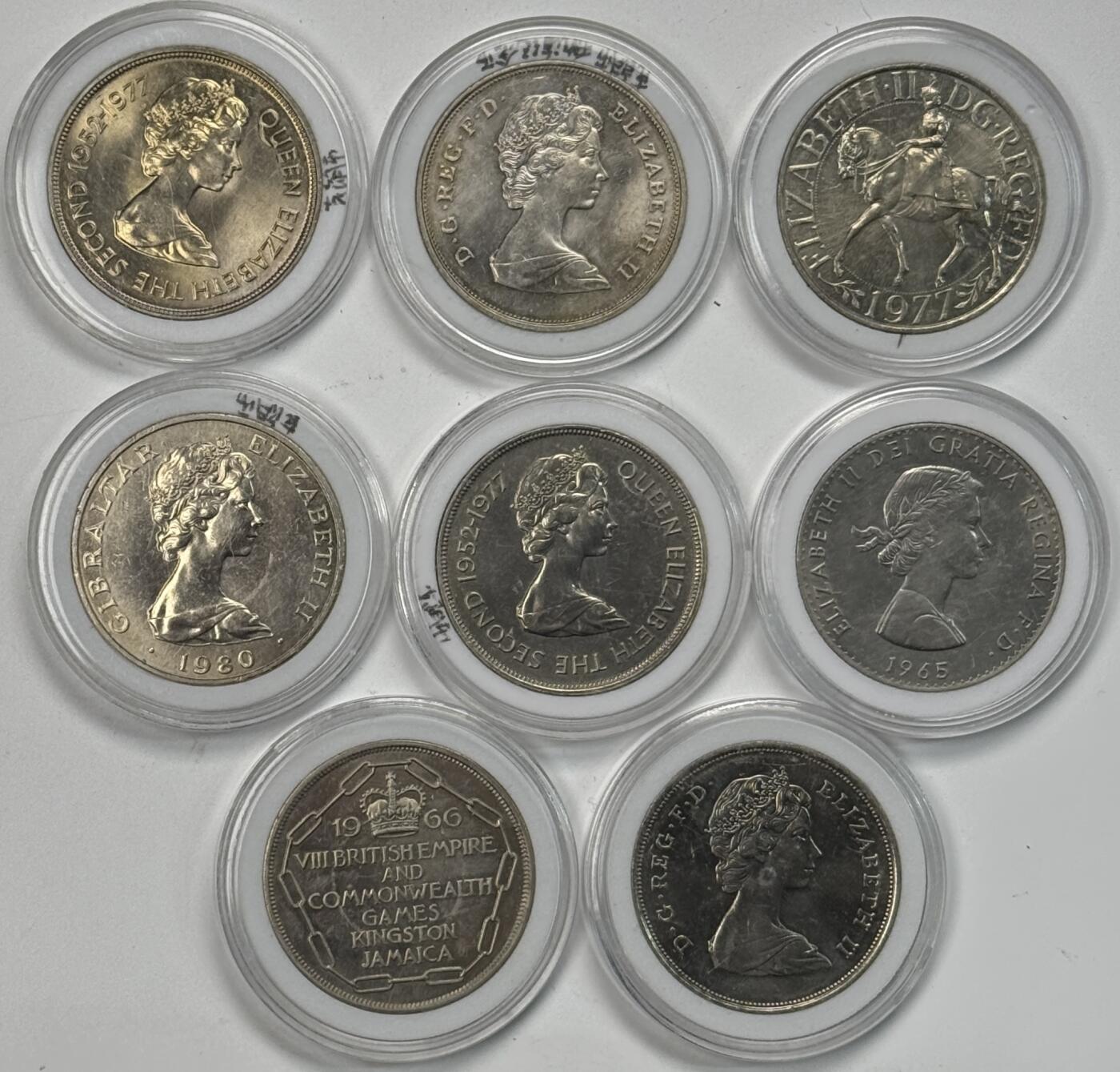 S&S Numismatic世界钱币-拍卖 第120期  8枚一起-英联邦国家克朗型纪念币