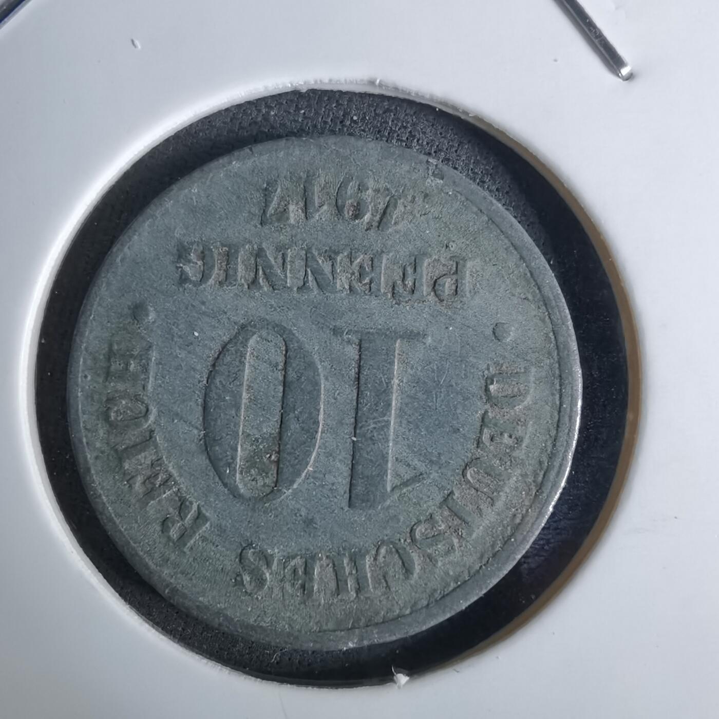 沼泽如烟--第984场 德国1917年10芬尼