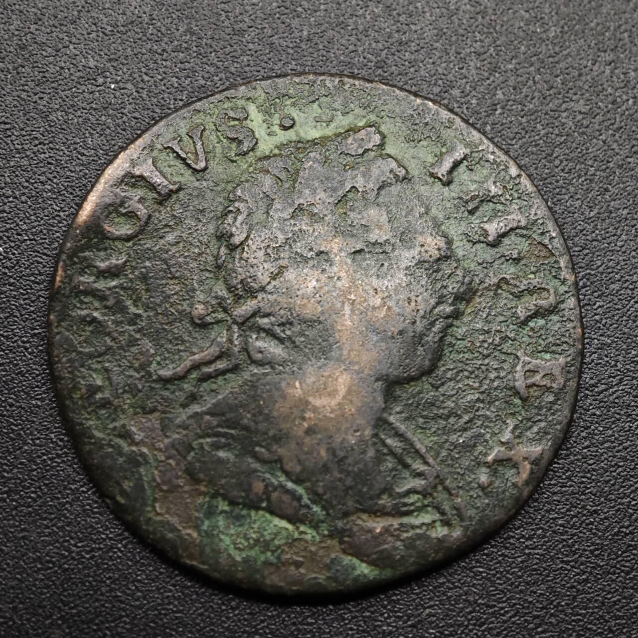 【淘币小摊】实时拍第八百六十三拍   小银币散币场   年前最后一周 之前的预留小年前全部发出 请更换最新收货地址  英国1775年乔治三世半便士铜币