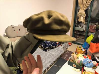 （店主清仓 大量自藏 制服徽章盛宴）罗岚⭐爱藏⭐甄选专拍第五场-分享拍场赚佣（实体经营） - su-M55式陆校官解放帽 马裤呢皮毛圈材质 四号约56-57头围 