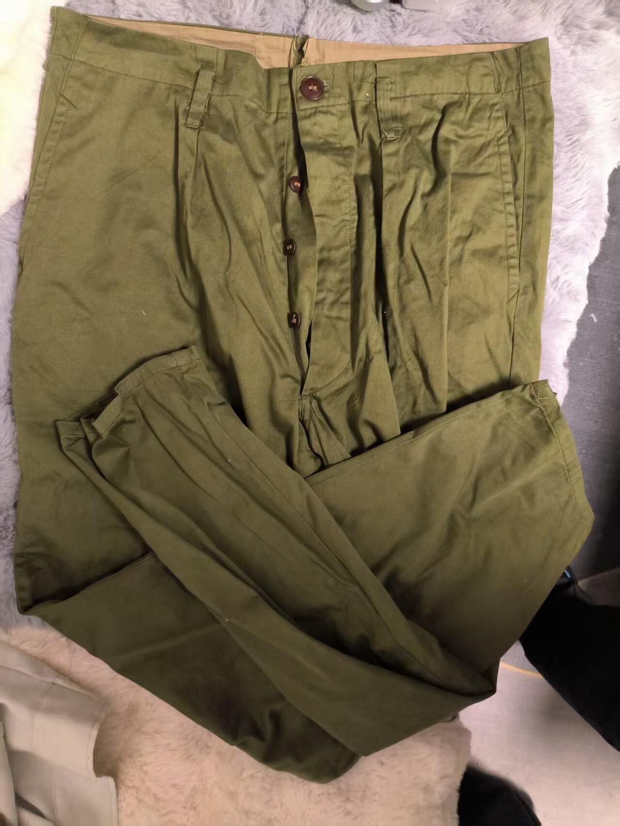 （店主清仓 大量自藏 制服徽章盛宴）罗岚⭐爱藏⭐甄选专拍第五场-分享拍场赚佣（实体经营） su-M65式陆干部裤 早期棉卡基本全新正一号（巨JB大万能尺码）185壮硕者可穿