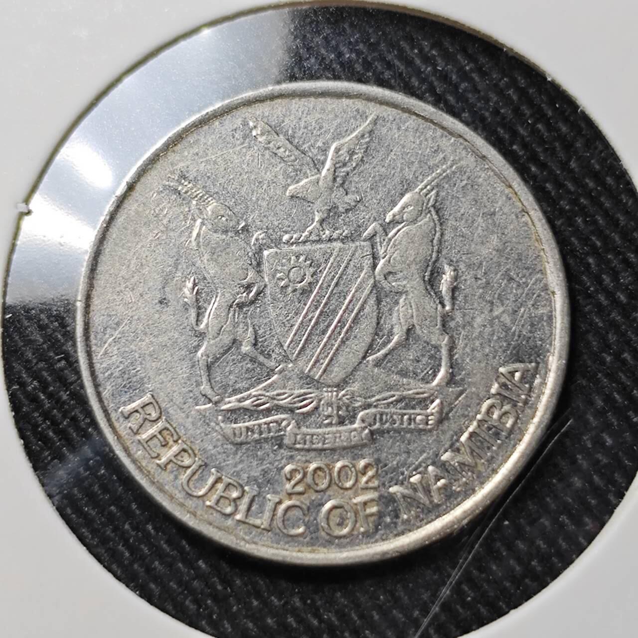 KK钱币收藏小铺  第392期  2月预留时间 周末发货  2002纳米比亚10分