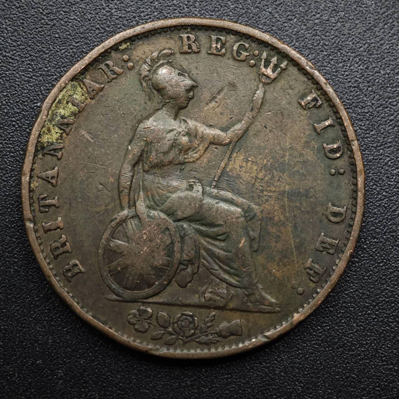 【淘币小摊】实时拍第八百六十三拍   小银币散币场   年前最后一周 之前的预留小年前全部发出 请更换最新收货地址  英国1857年维多利亚半便士铜币