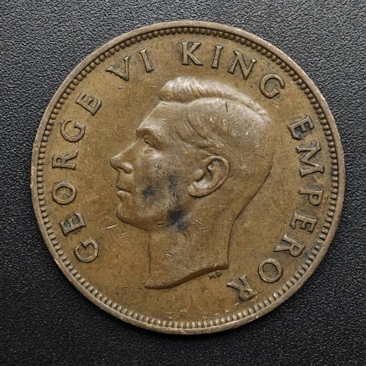 【淘币小摊】实时拍第八百六十三拍   小银币散币场   年前最后一周 之前的预留小年前全部发出 请更换最新收货地址  新西兰1945年乔治六世一便士铜币