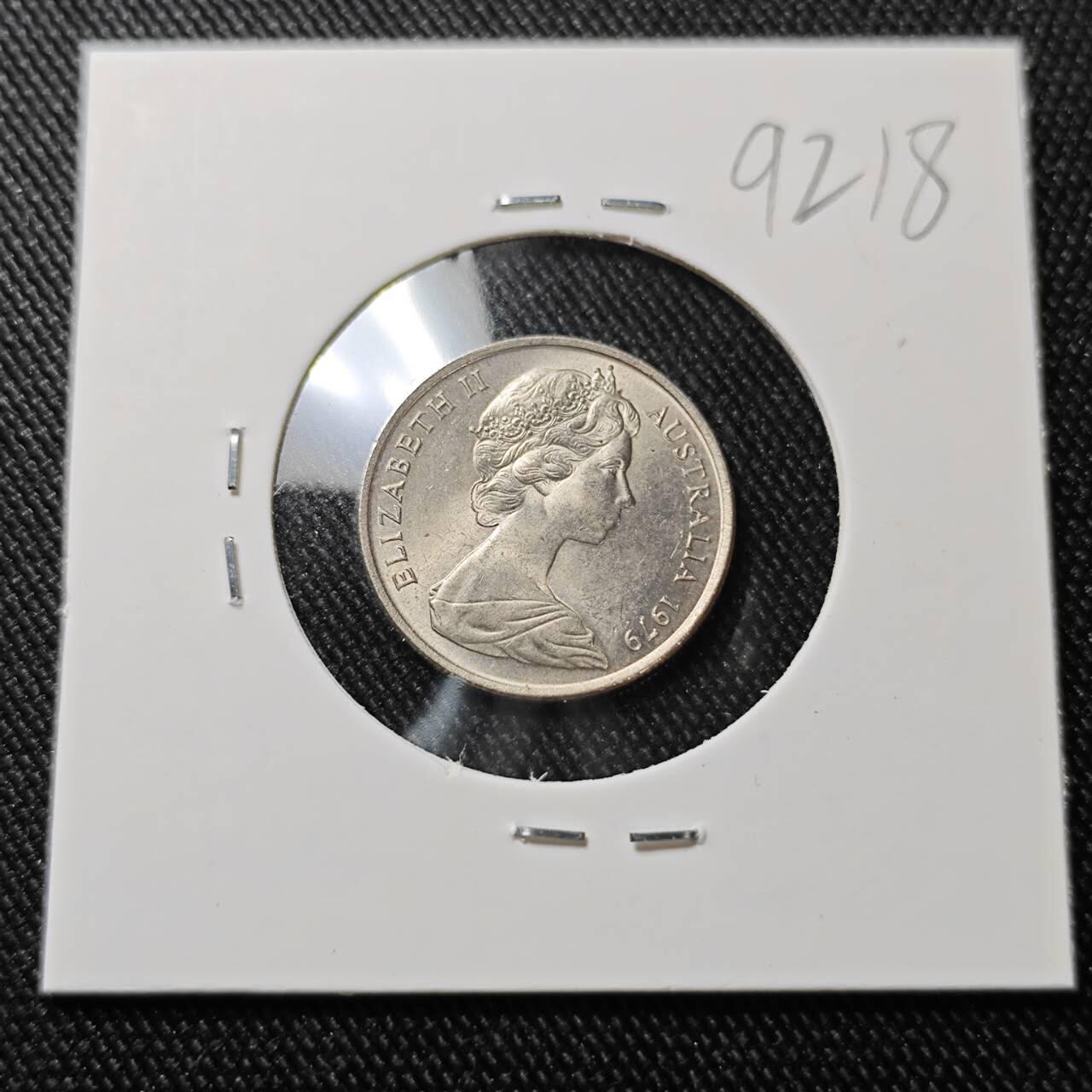 KK钱币收藏小铺  第392期  2月预留时间 周末发货  1979澳大利亚5分