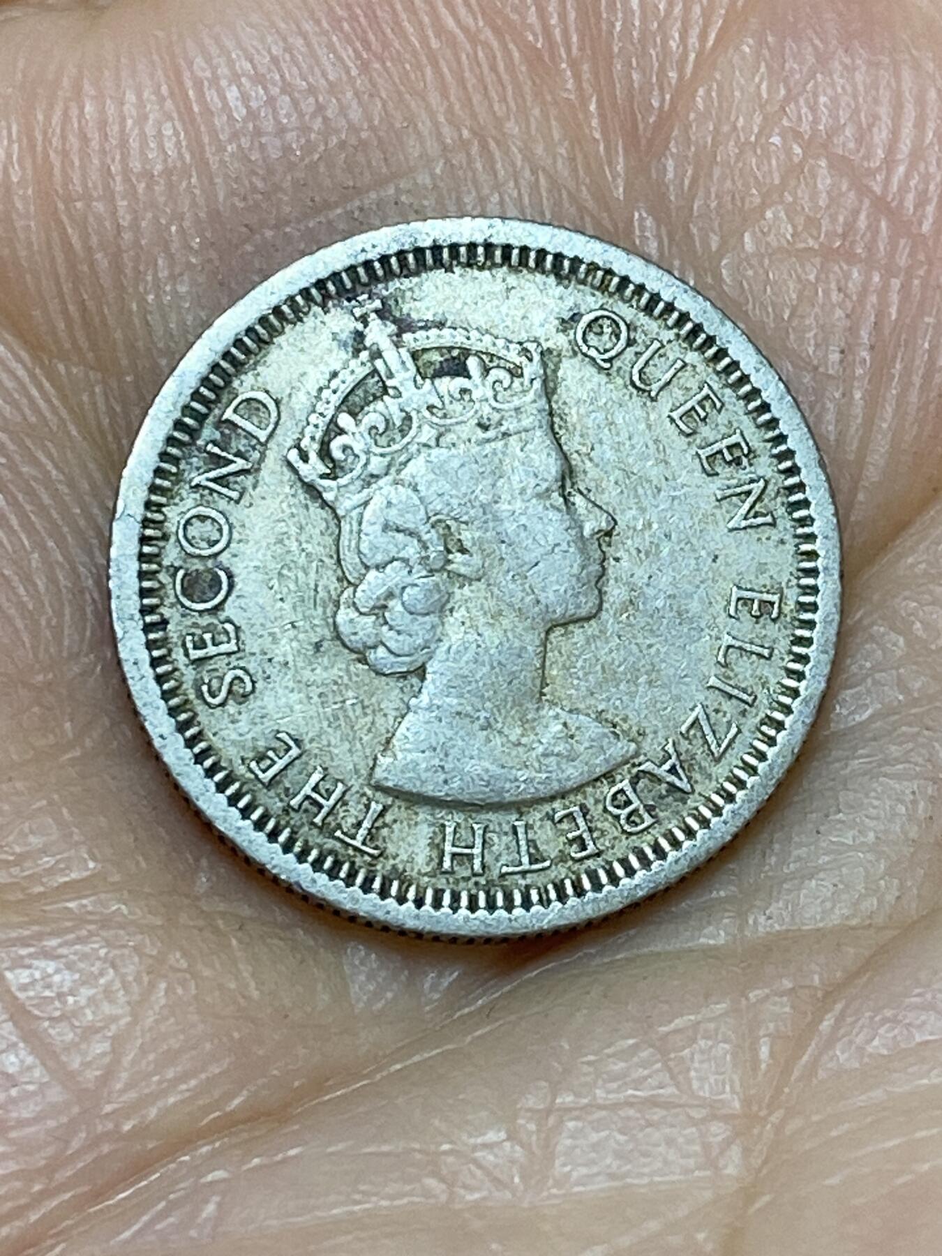 2026年第十九场(总第一百八十八场）外国好品散币场(免佣金) 英属加勒比领地1961年10分(伊丽莎白二世青年带冠)