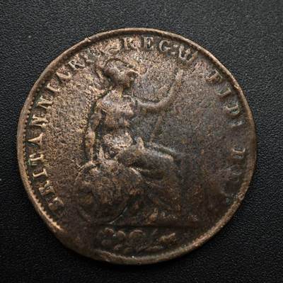 【淘币小摊】实时拍第八百六十三拍   小银币散币场   年前最后一周 之前的预留小年前全部发出 请更换最新收货地址  - 英国1858年维多利亚半便士铜币