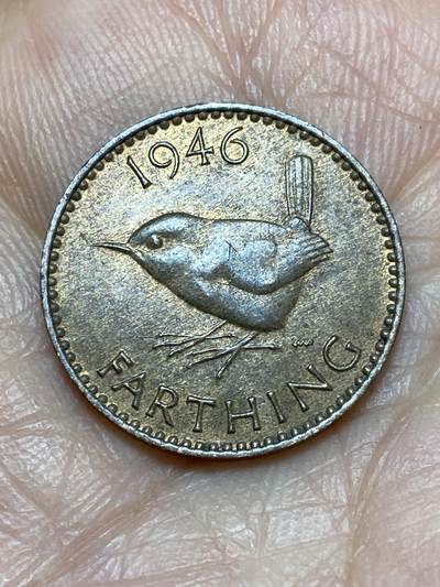 2026年第十九场(总第一百八十八场）外国好品散币场(免佣金) - 英国🇬🇧1946年1法新(乔治六世第一版)