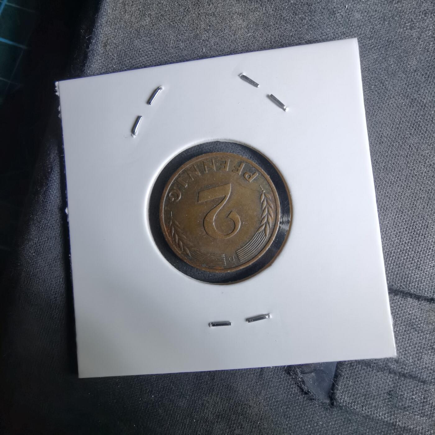 沼泽如烟--第984场 德国1963年2芬尼