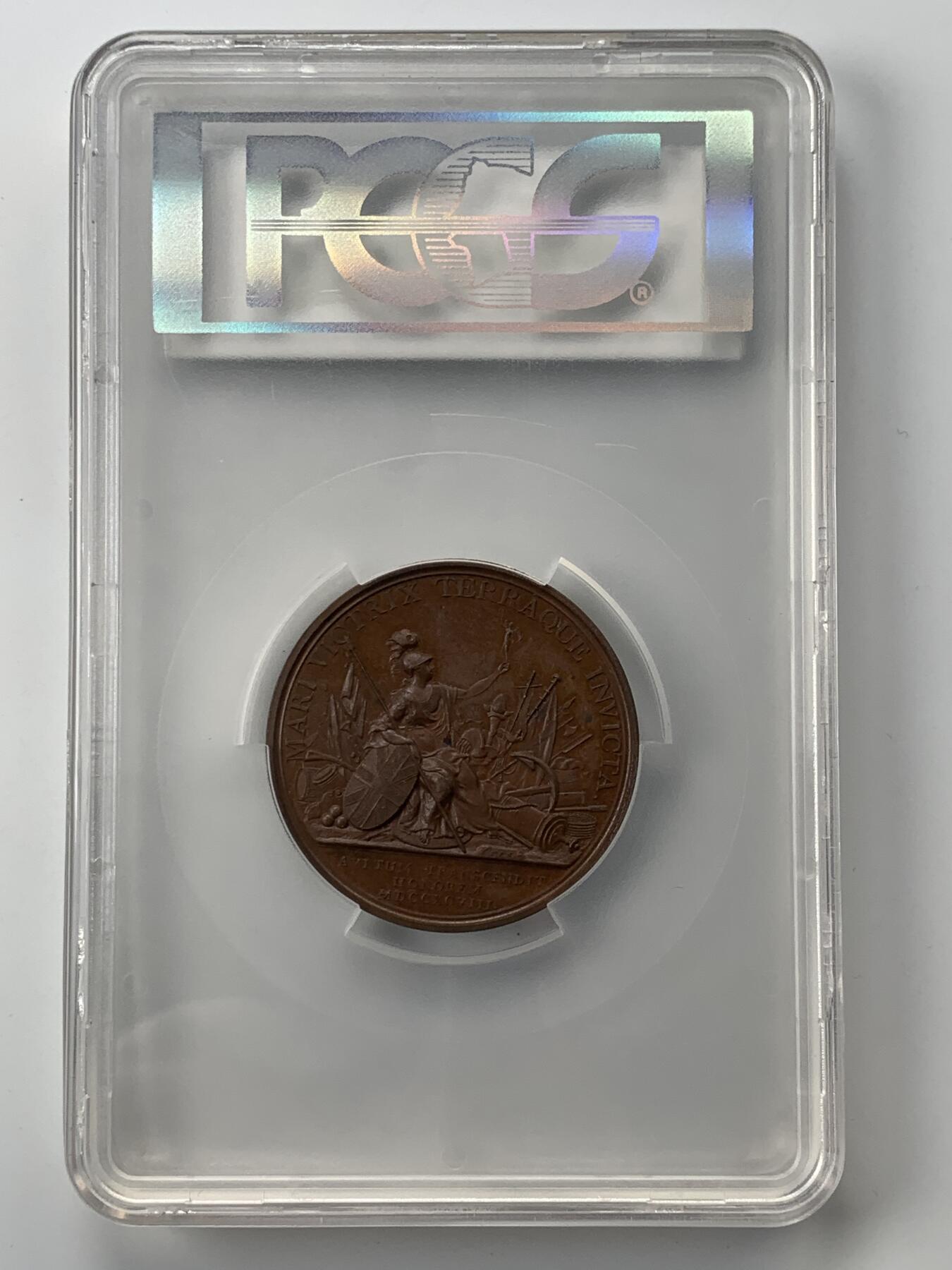 掌中浮雕-藏着的欧洲第052场 PCGS SP64 : 1798年英国乔治三世纪念铜章，48mm，C.H. Küchler雕刻