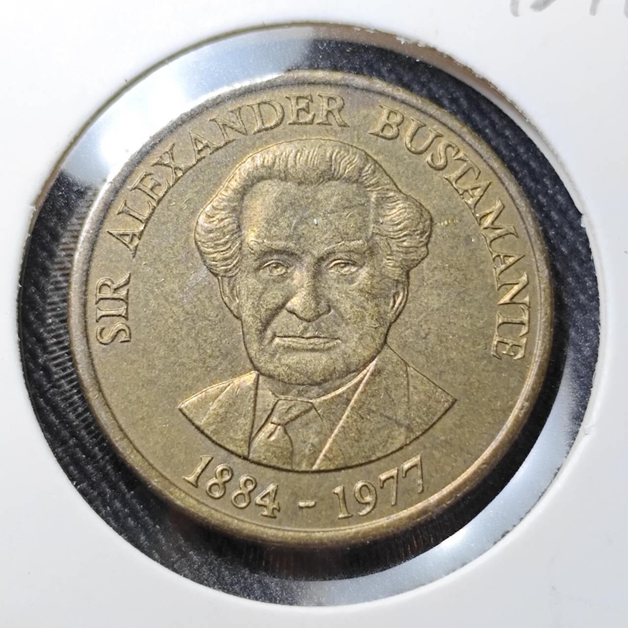 KK钱币收藏小铺  第392期  2月预留时间 周末发货  1977牙买加1元