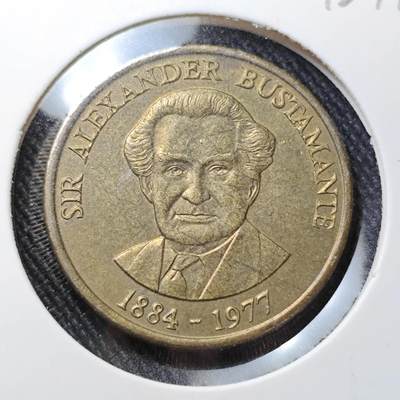 KK钱币收藏小铺  第392期  2月预留时间 周末发货 -  1977牙买加1元