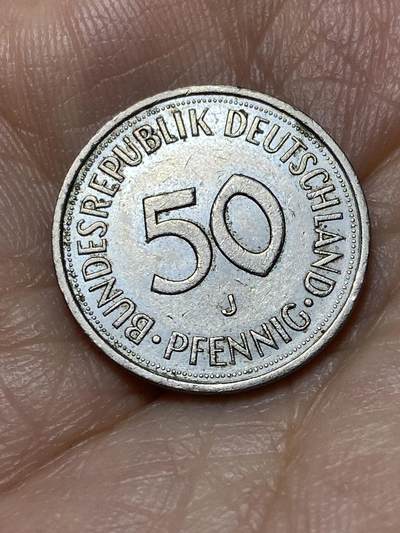 2026年第十九场(总第一百八十八场）外国好品散币场(免佣金) - 德国🇩🇪1976年50芬尼(J标，汉堡造，第三版光边版)