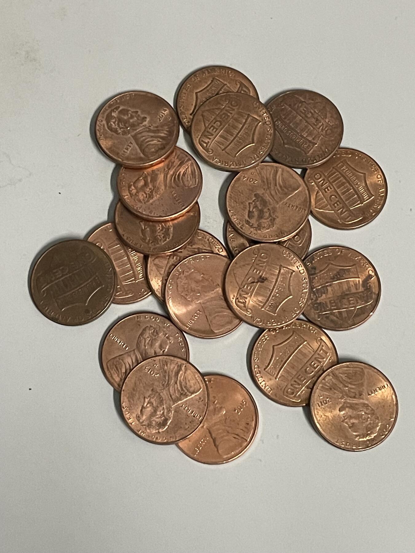 2026年第21场各国散币拍卖（总第171场） 美国自由盾1美分20枚