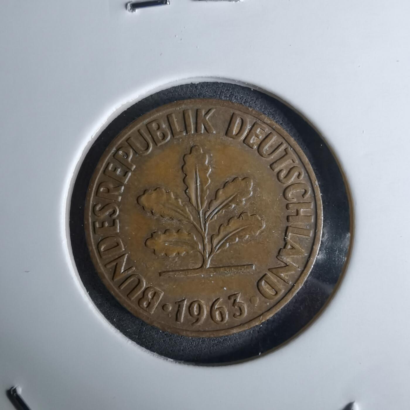 沼泽如烟--第984场 德国1963年2芬尼