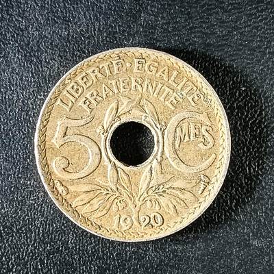 逸泉钱币2026第十二组世界钱币专场春节千件大拍A1614～2574 - 2132 法国5生丁