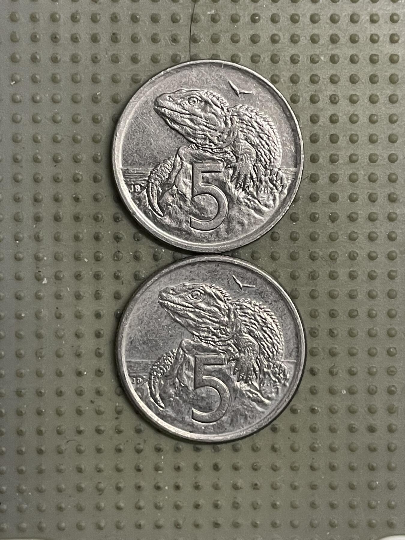 2026年第21场各国散币拍卖（总第171场） 新西兰5分2枚