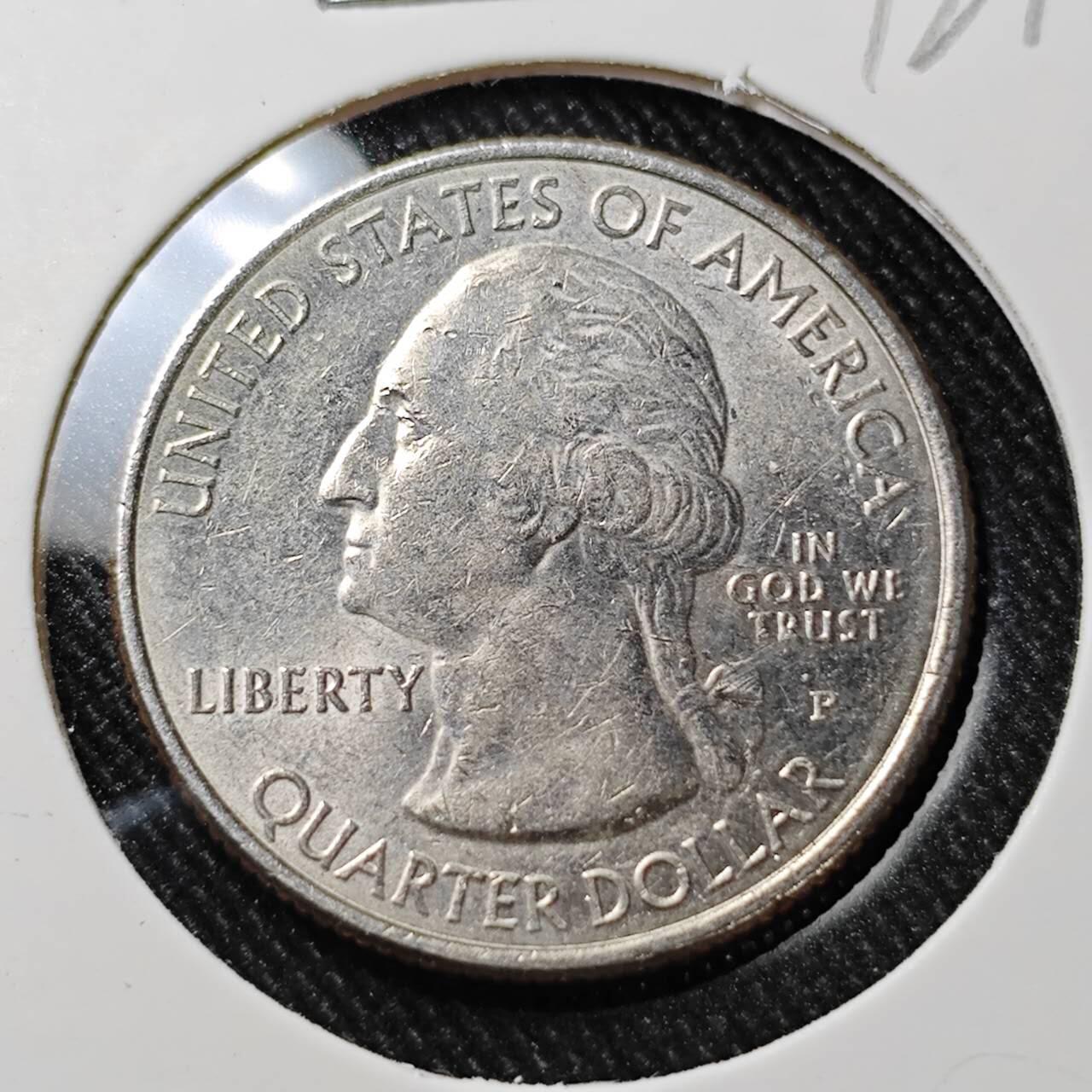 KK钱币收藏小铺  第392期  2月预留时间 周末发货  美国25分纪念币