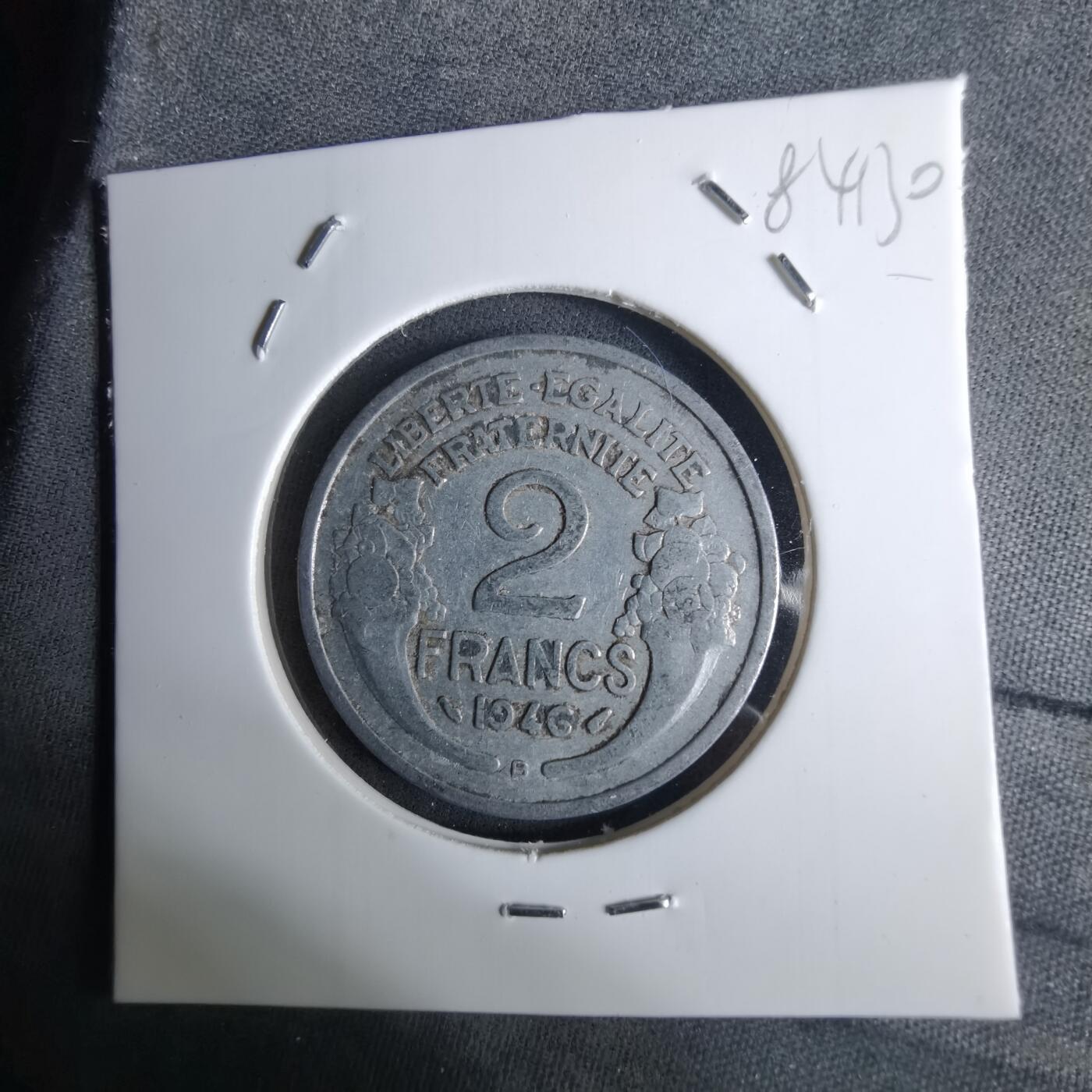 沼泽如烟--第984场 法国1946年2法郎B版