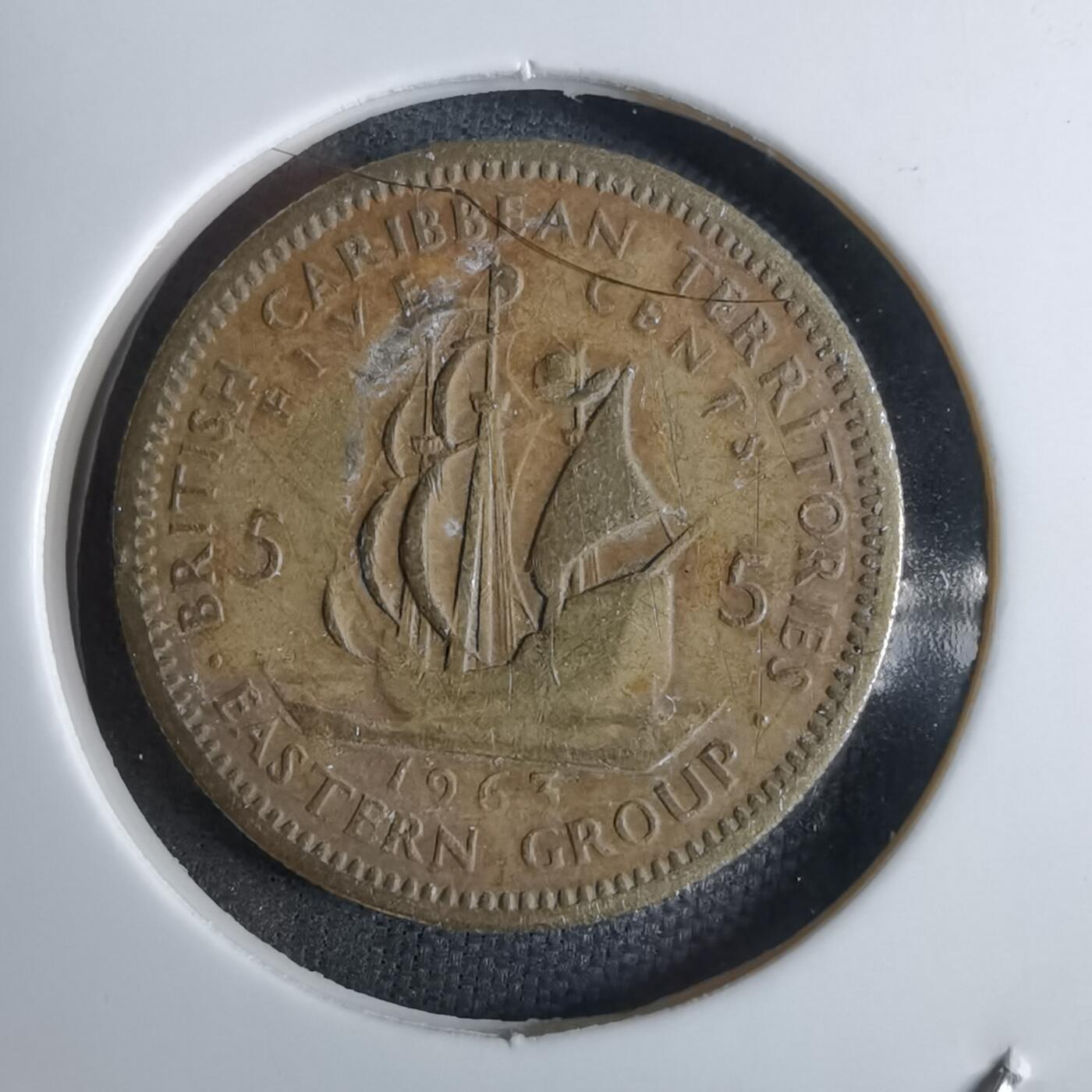 沼泽如烟--第984场 东加勒比1963年五分