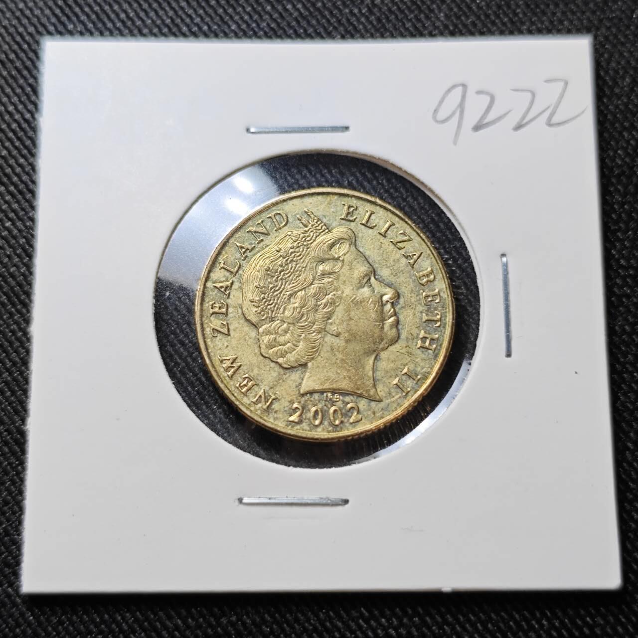 KK钱币收藏小铺  第392期  2月预留时间 周末发货  2002新西兰1元