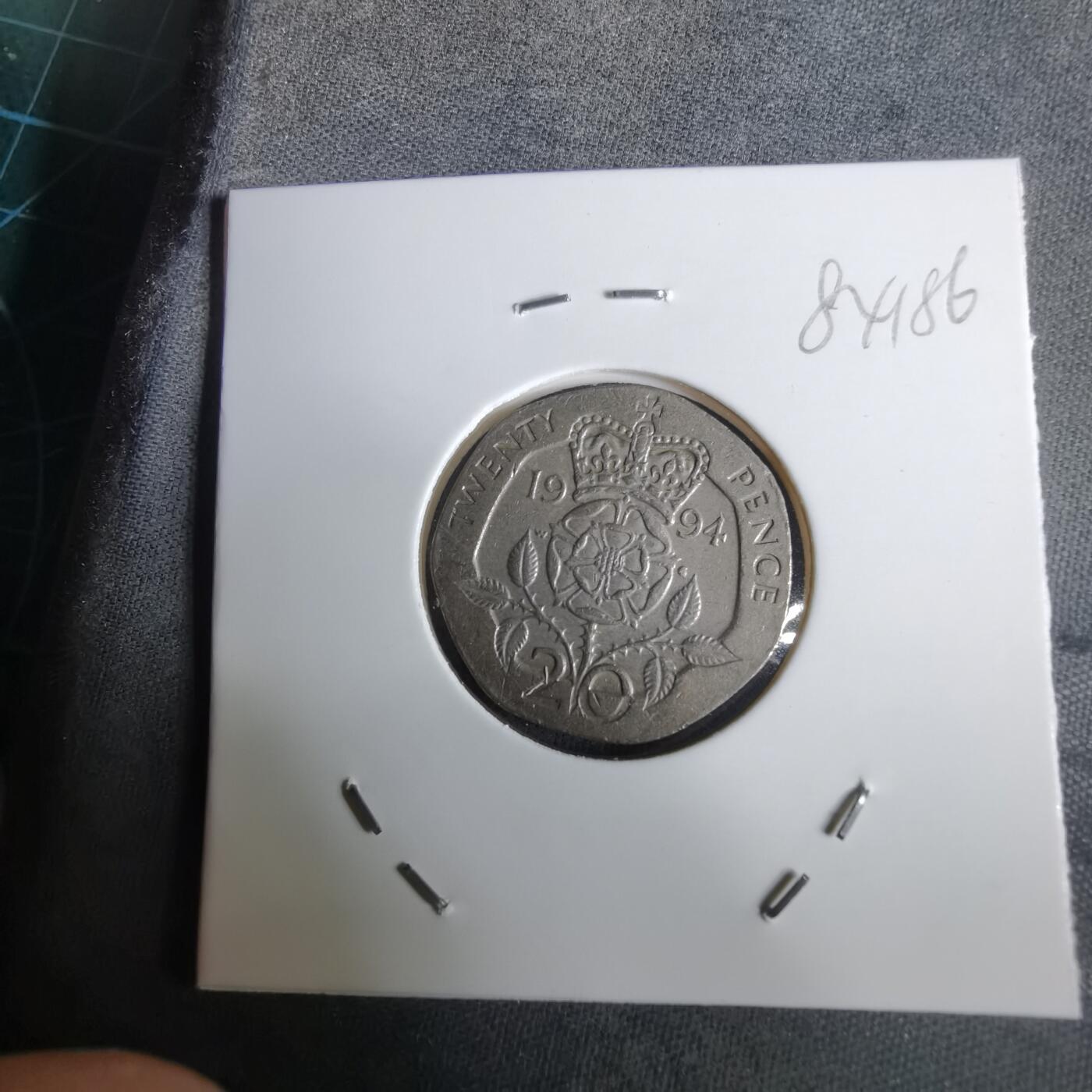 沼泽如烟--第984场 英国1994年20便士