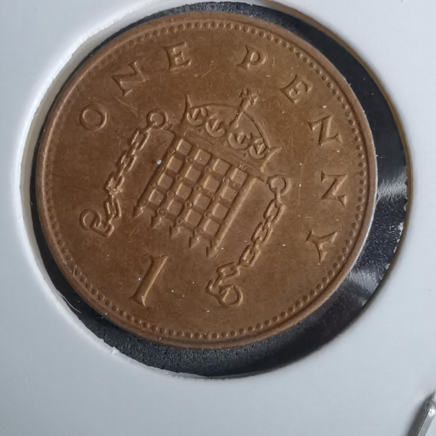 沼泽如烟--第984场 英国1999年1便士