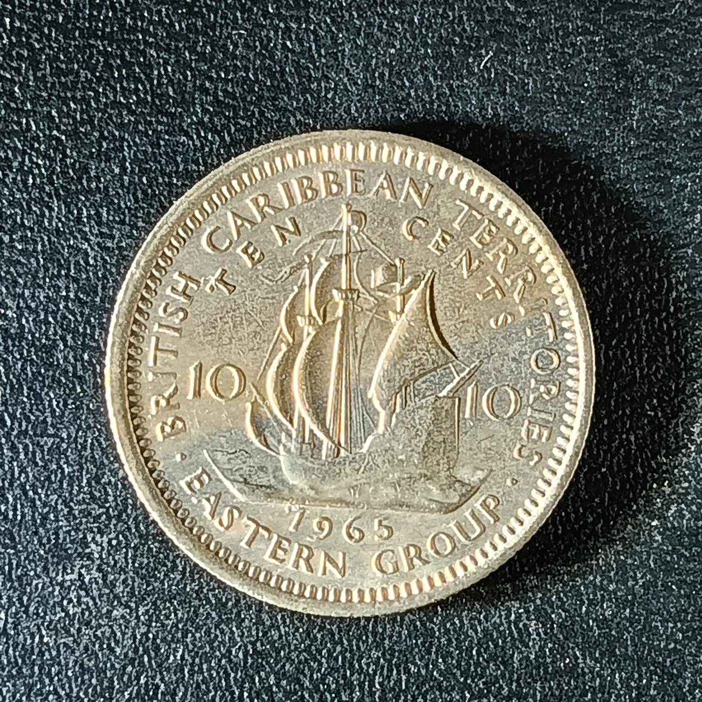 逸泉钱币2026第十二组世界钱币专场春节千件大拍A1614～2574 2145 英属东加勒比10分