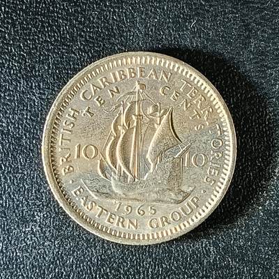 逸泉钱币2026第十二组世界钱币专场春节千件大拍A1614～2574 - 2145 英属东加勒比10分