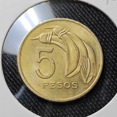 KK钱币收藏小铺  第392期  2月预留时间 周末发货 -  1969乌拉圭5比索铜币