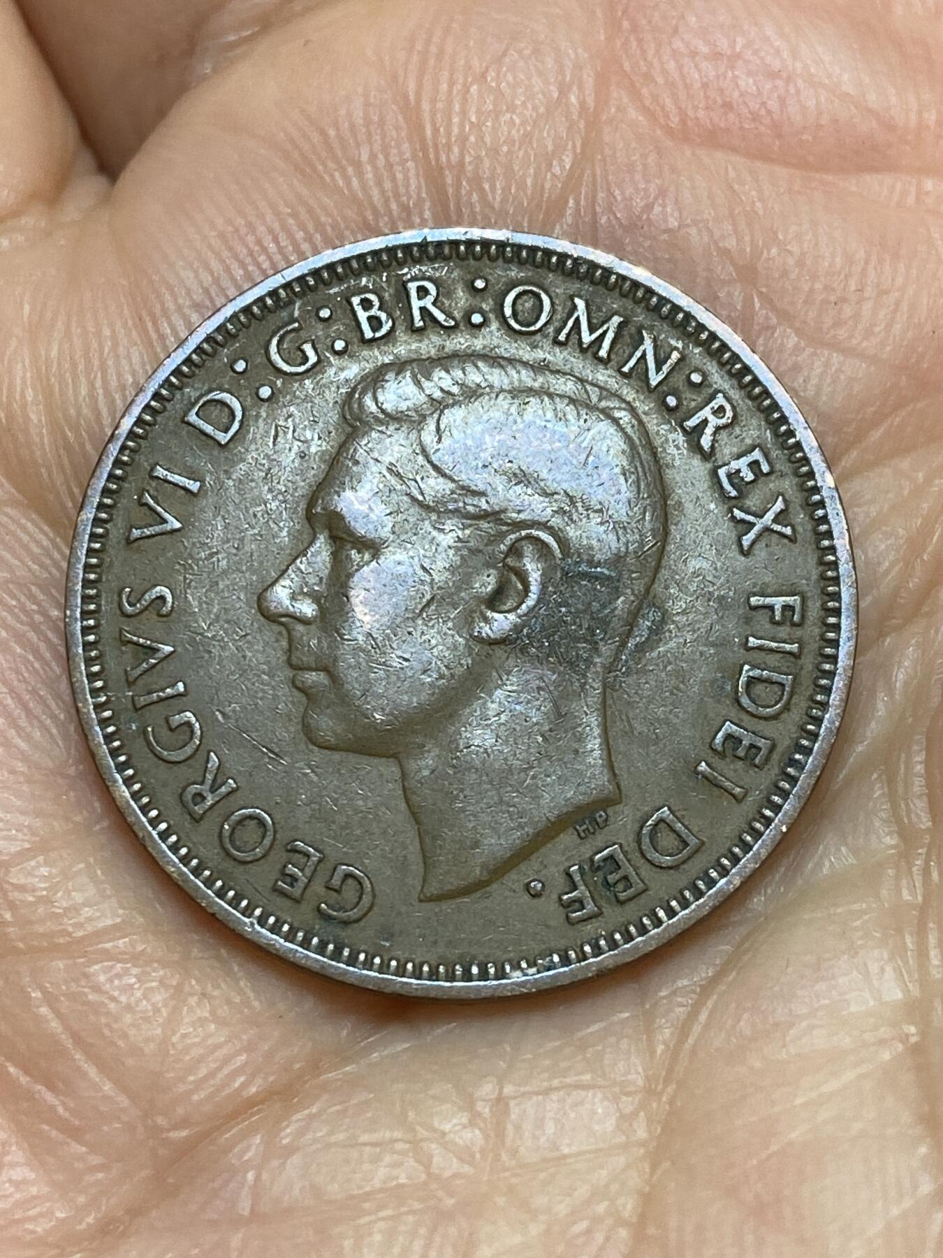 2026年第十九场(总第一百八十八场）外国好品散币场(免佣金) 英国🇬🇧1952年1/2便士(乔治六世逝世年，第二版关门年)