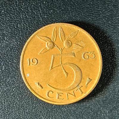 逸泉钱币2026第十二组世界钱币专场春节千件大拍A1614～2574 - 1949 荷兰5分