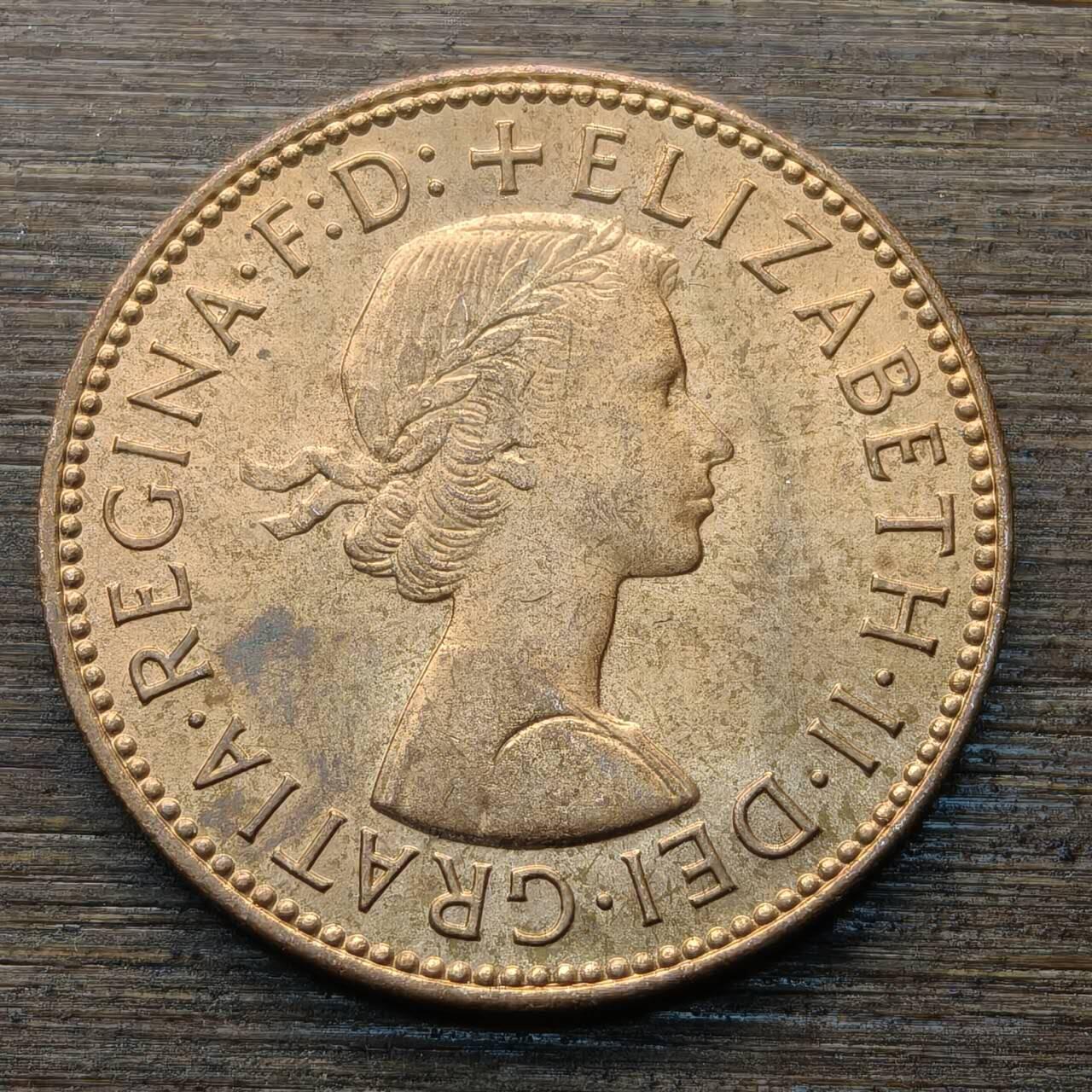 【本场4.12号发货】★第145★散币专场 不寄存，30包邮。不满30元，支付5元运费。《接受代拍 代送NGC评级》 54【无寄存】英国 1967年 半便士