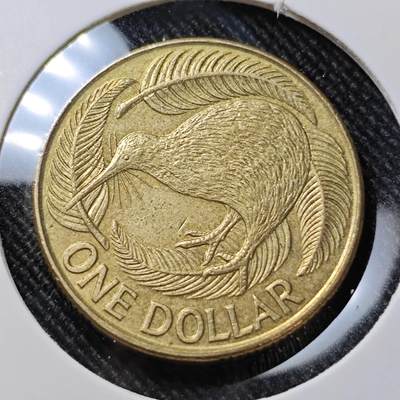 KK钱币收藏小铺  第392期  2月预留时间 周末发货 -  新西兰1元