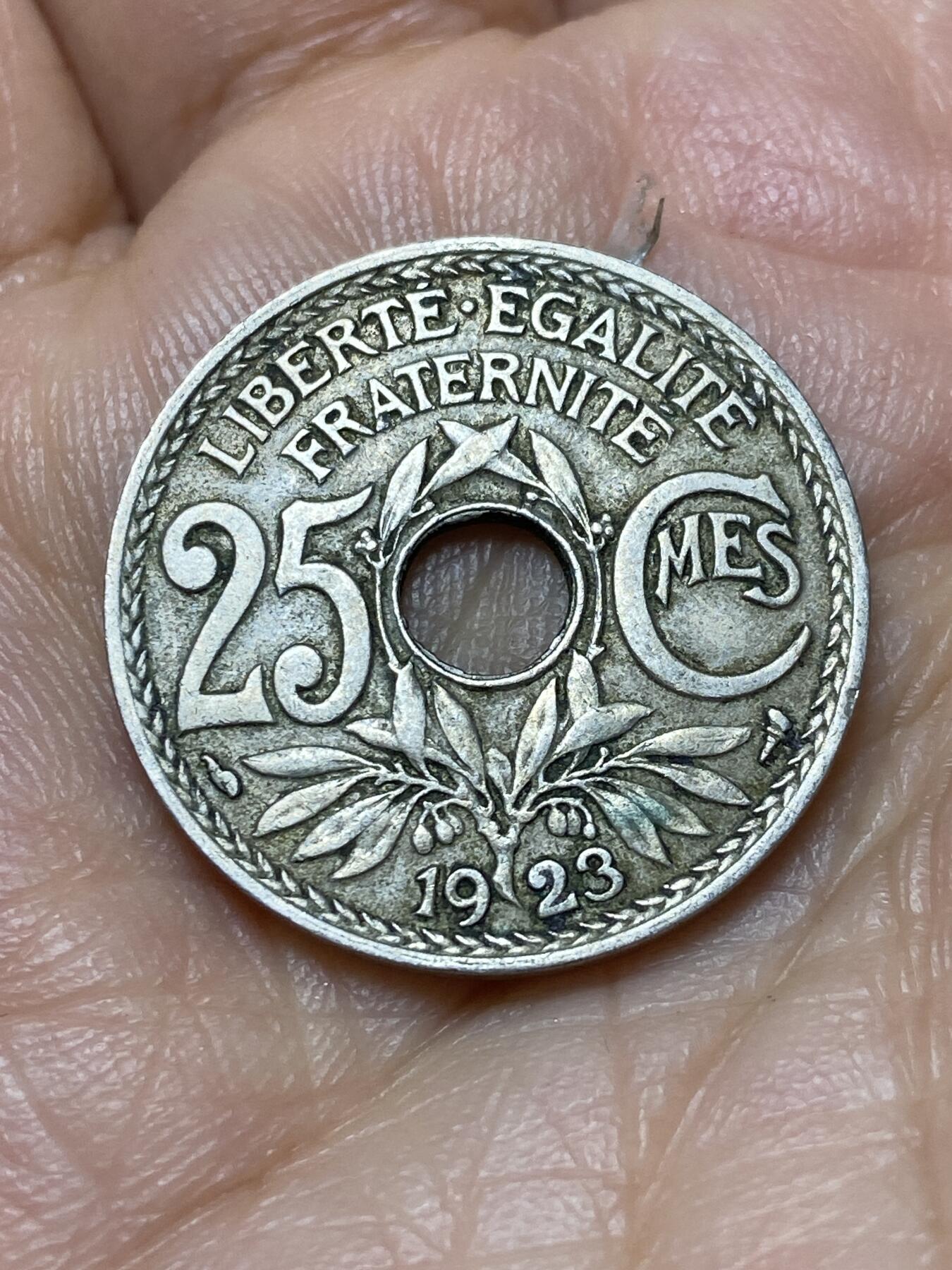 2026年第十九场(总第一百八十八场）外国好品散币场(免佣金) 法兰西第三共和国1923年25生丁