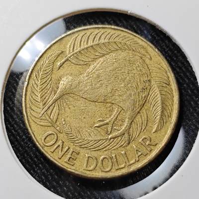 KK钱币收藏小铺  第392期  2月预留时间 周末发货 -  新西兰1元